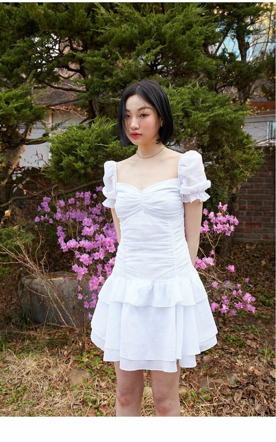 낫유어로즈 유주 원피스 puff shirring dress 상품이미지1