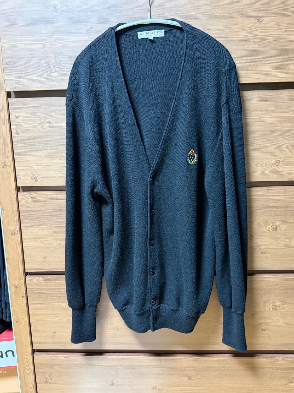 헤리티지플로스 블랙 가디건 상품이미지1