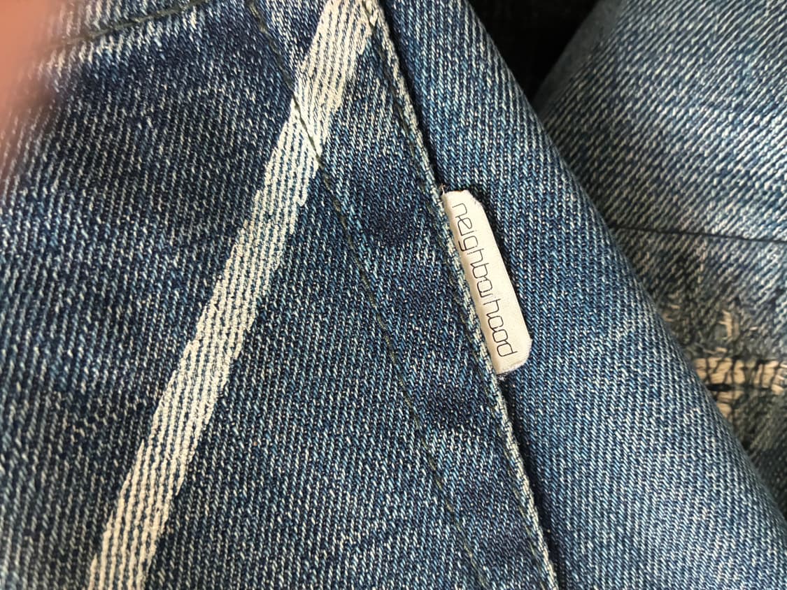 네이버후드 2002년 Savage Basic 데님 우라하라주쿠 아카이브 상품이미지6