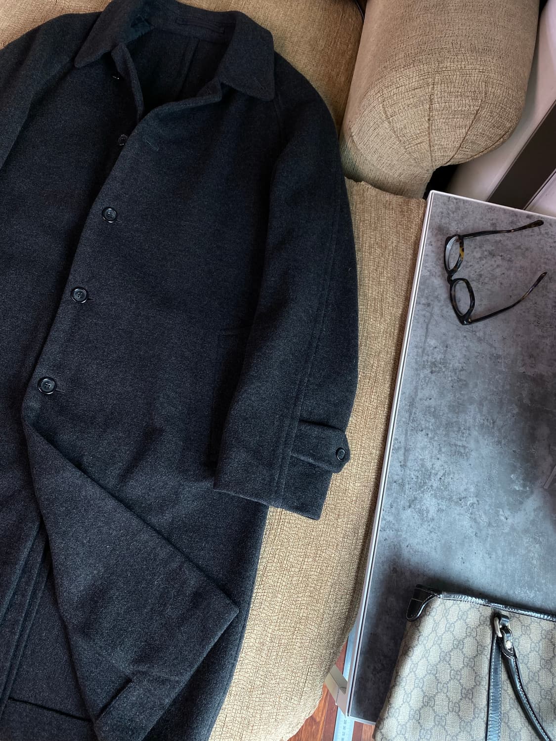 버진울 발마칸 버버리 롱코트  100~105 상품이미지10