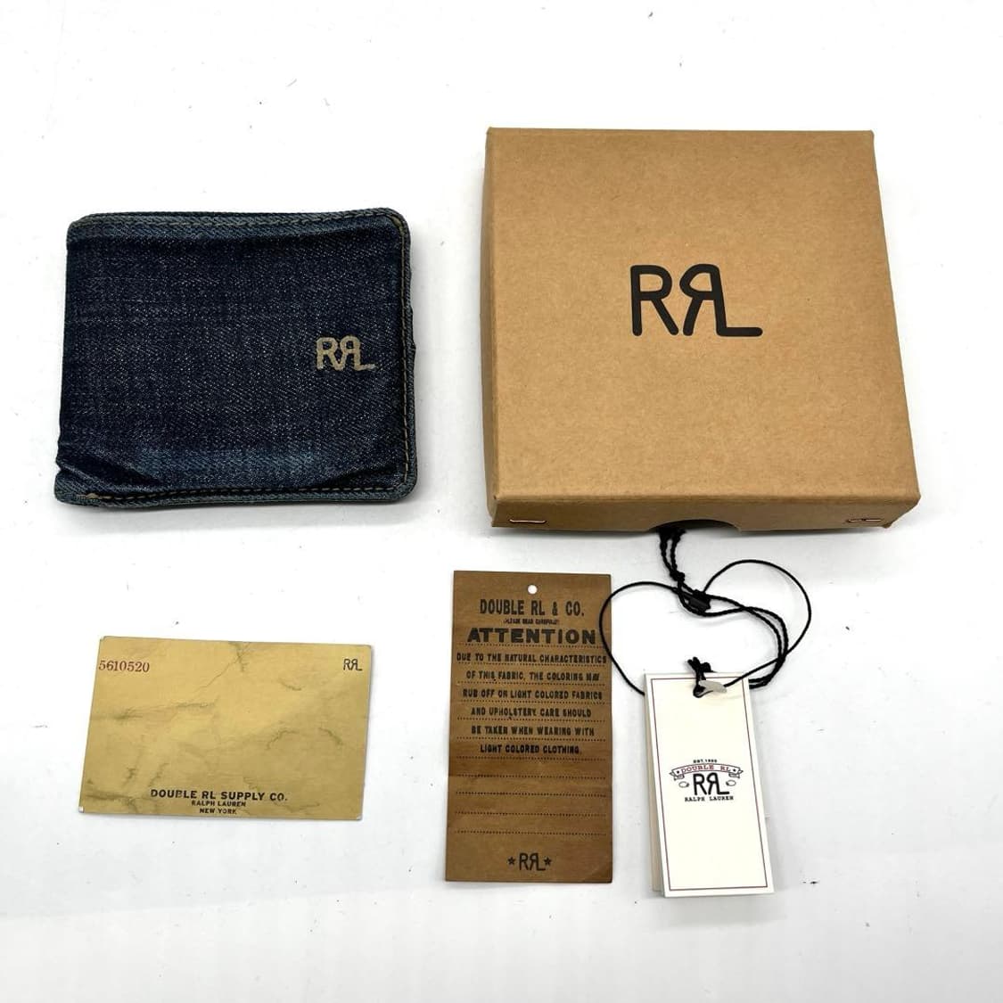 RRL 더블알엘 인디고 데님 빌폴드 월렛 상품이미지8