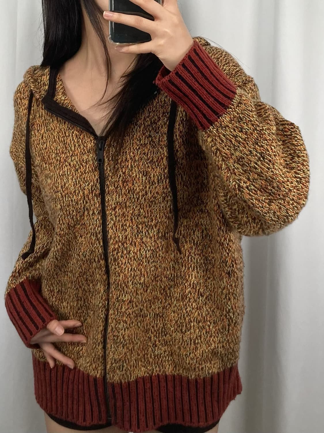 유니클로 x 마르니 니트 후드집업 상품이미지1