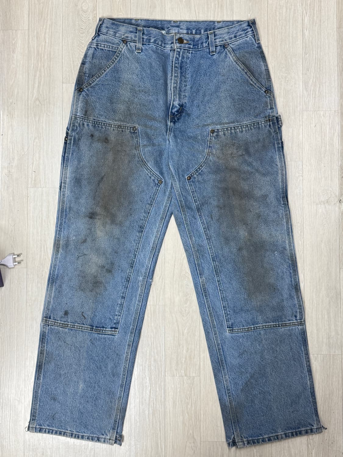 [34/32] 빈티지 칼하트 더블니 데님 DST  상품이미지2