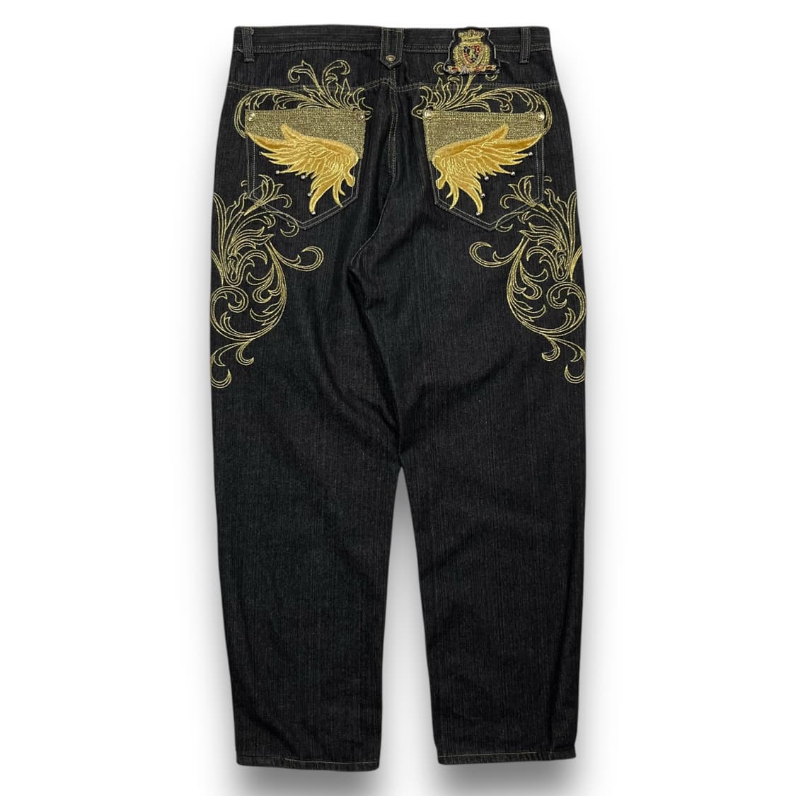 Crown Holder Gold Embroidered Jeans 상품이미지2
