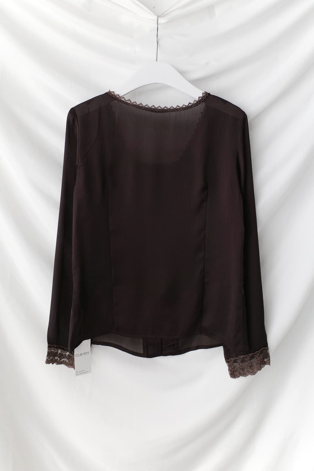 see-through lace blouse 상품이미지2