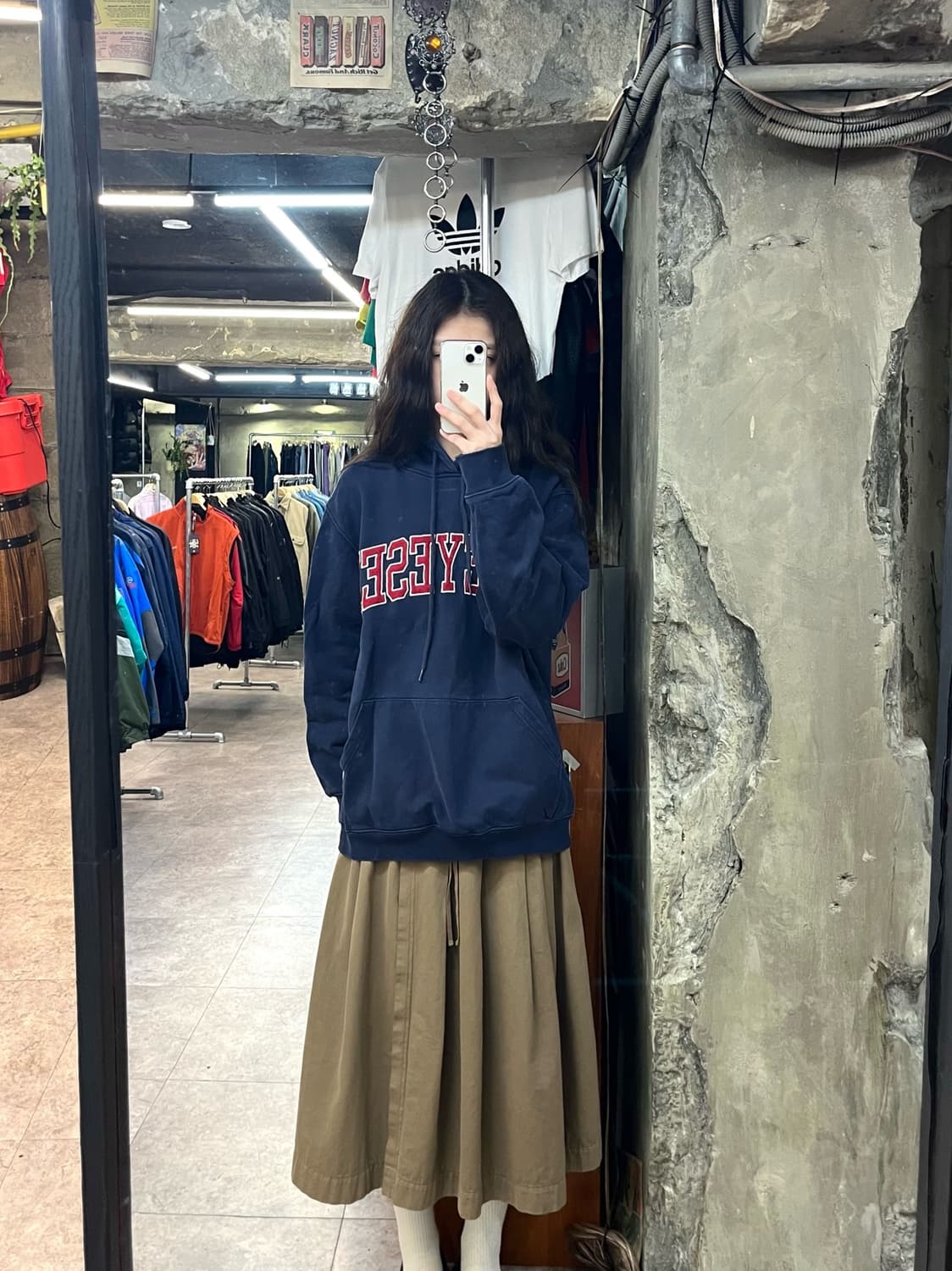 예스아이씨 후드티 네이비 M #csz2894 상품이미지2