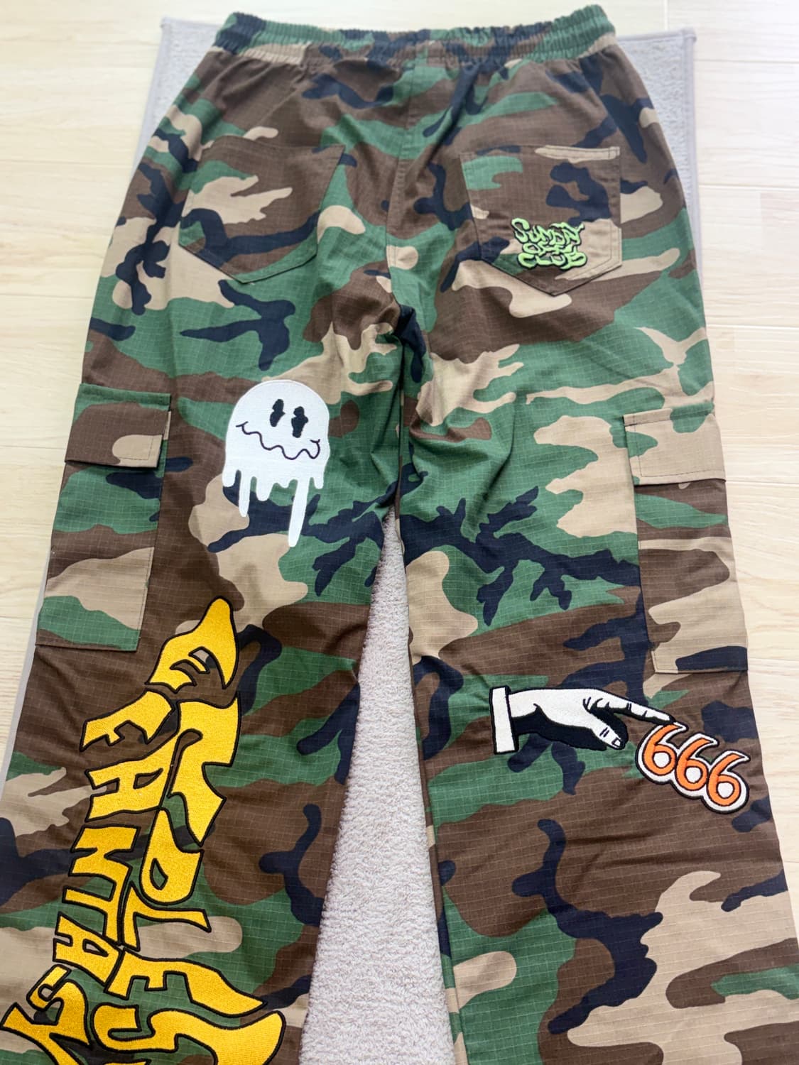 [S급] 선데이오프클럽 카고 카모팬츠 상품이미지3