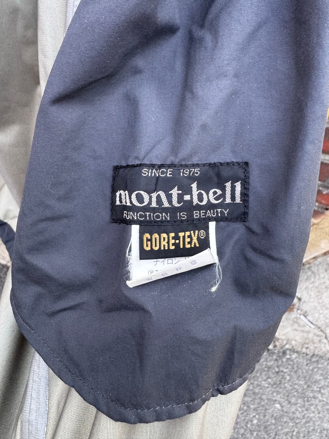 몽벨 재팬 고어텍스 윈드브레이커 자켓  상품이미지4
