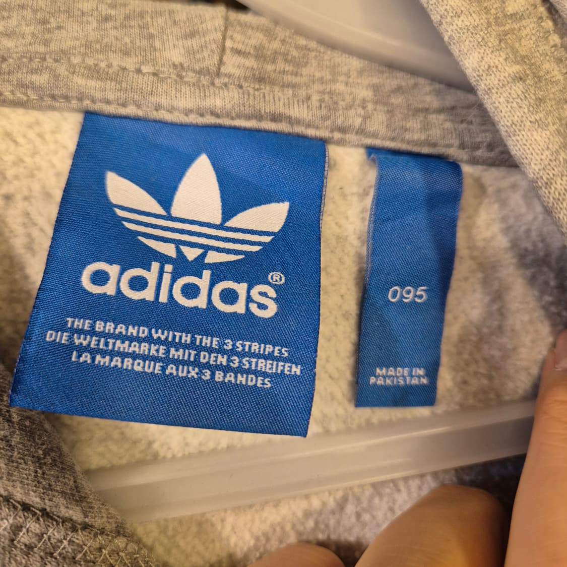 95 아디다스 그레이 후드 상품이미지3