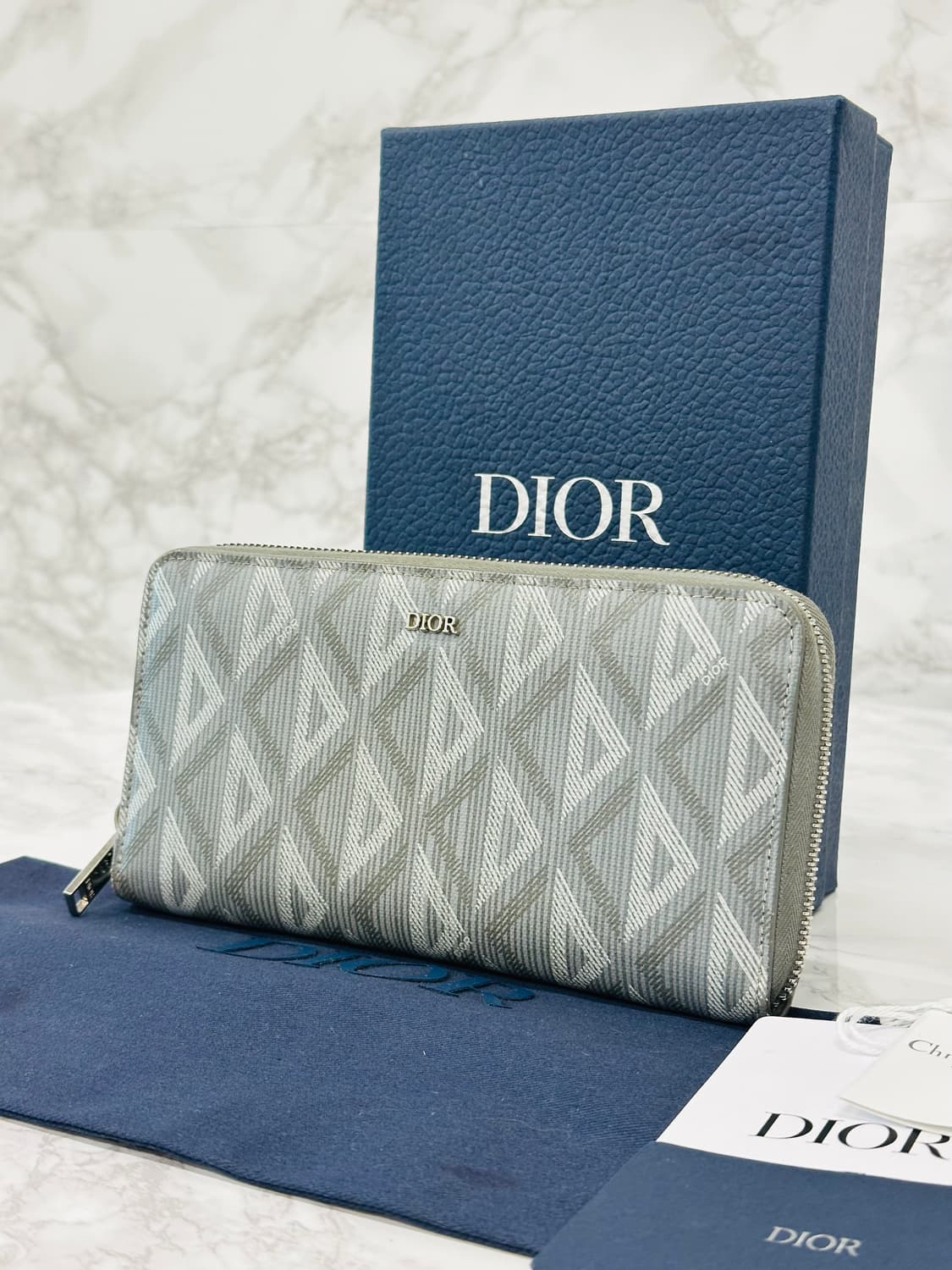 디올 다이아몬드 지퍼돌이 장지갑 상품이미지2