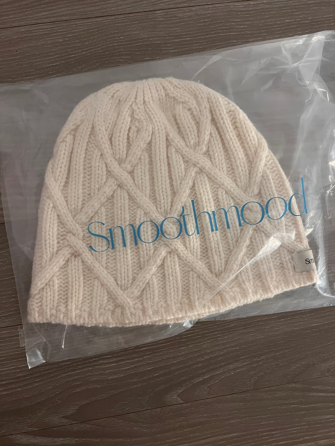 스무드무드 비니 크림 mont blanc knit hat cream 상품이미지5