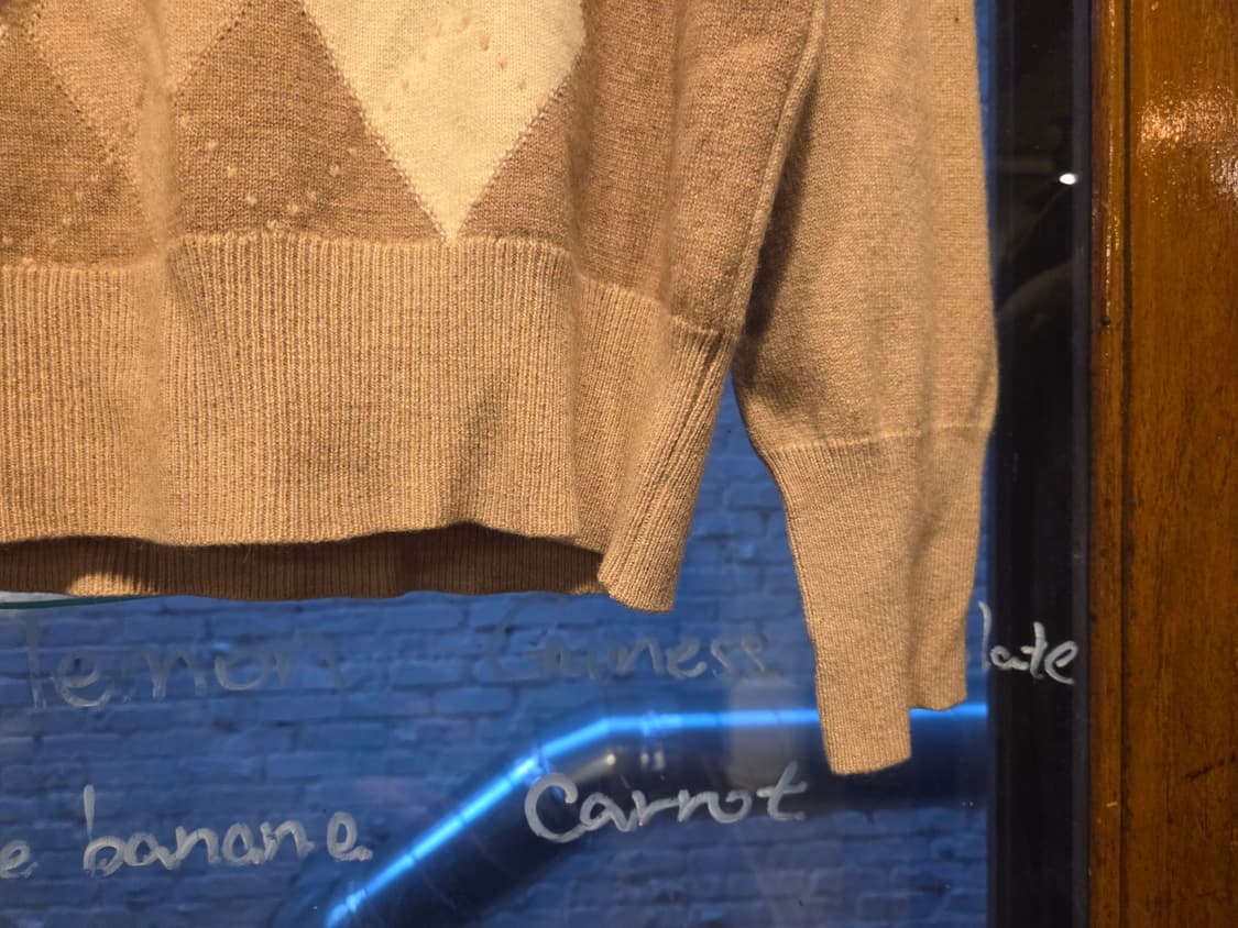 스코티시 인타르시아 캐시미어 니트 상품이미지7