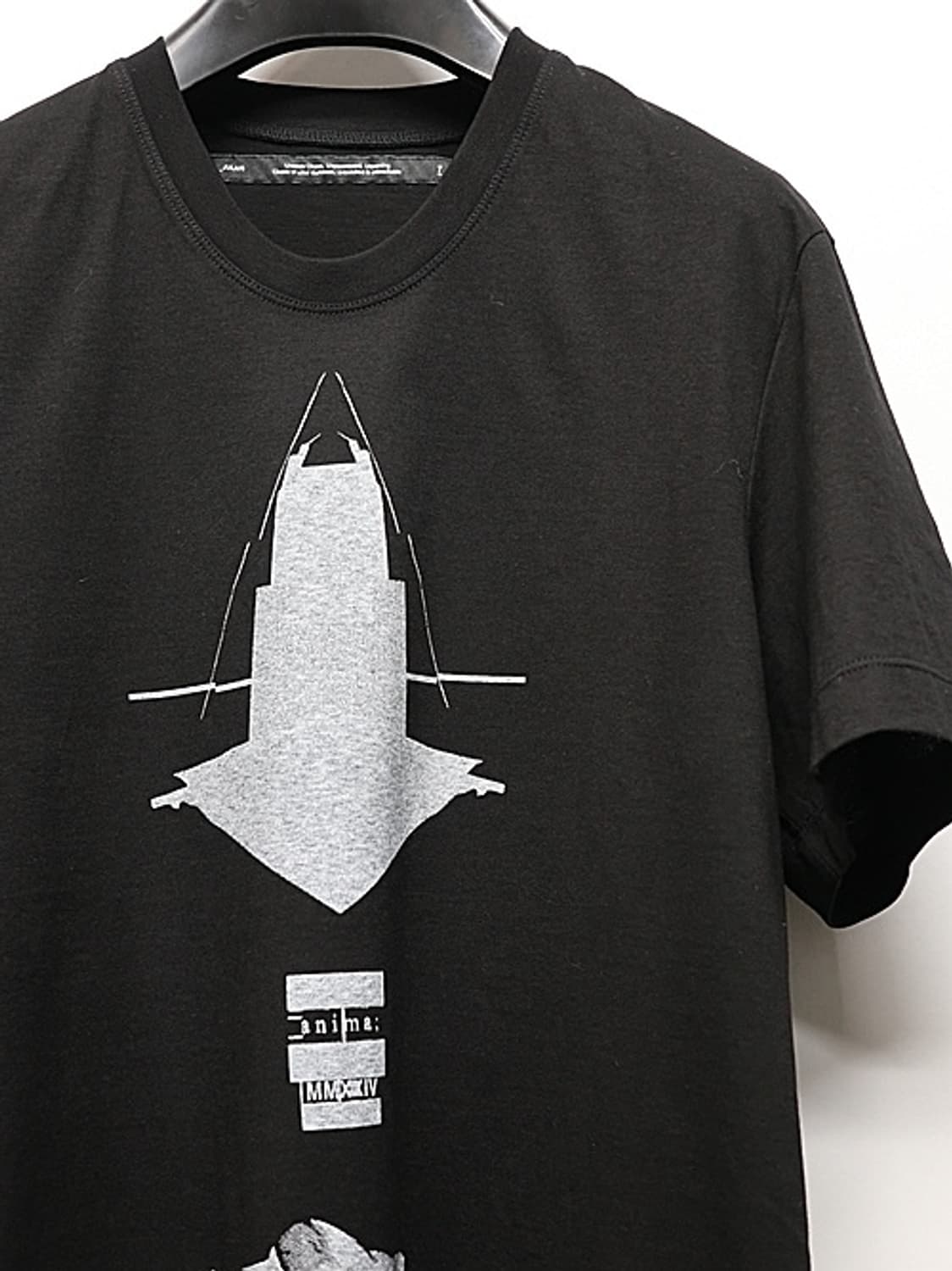 새상품 율리우스 코튼 그래픽 블랙 반팔 3사이즈 상품이미지3