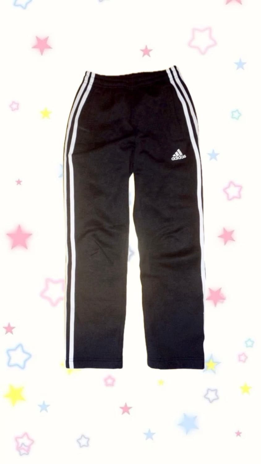 Adidas 기모츄리닝 블랙 하의 상품이미지1