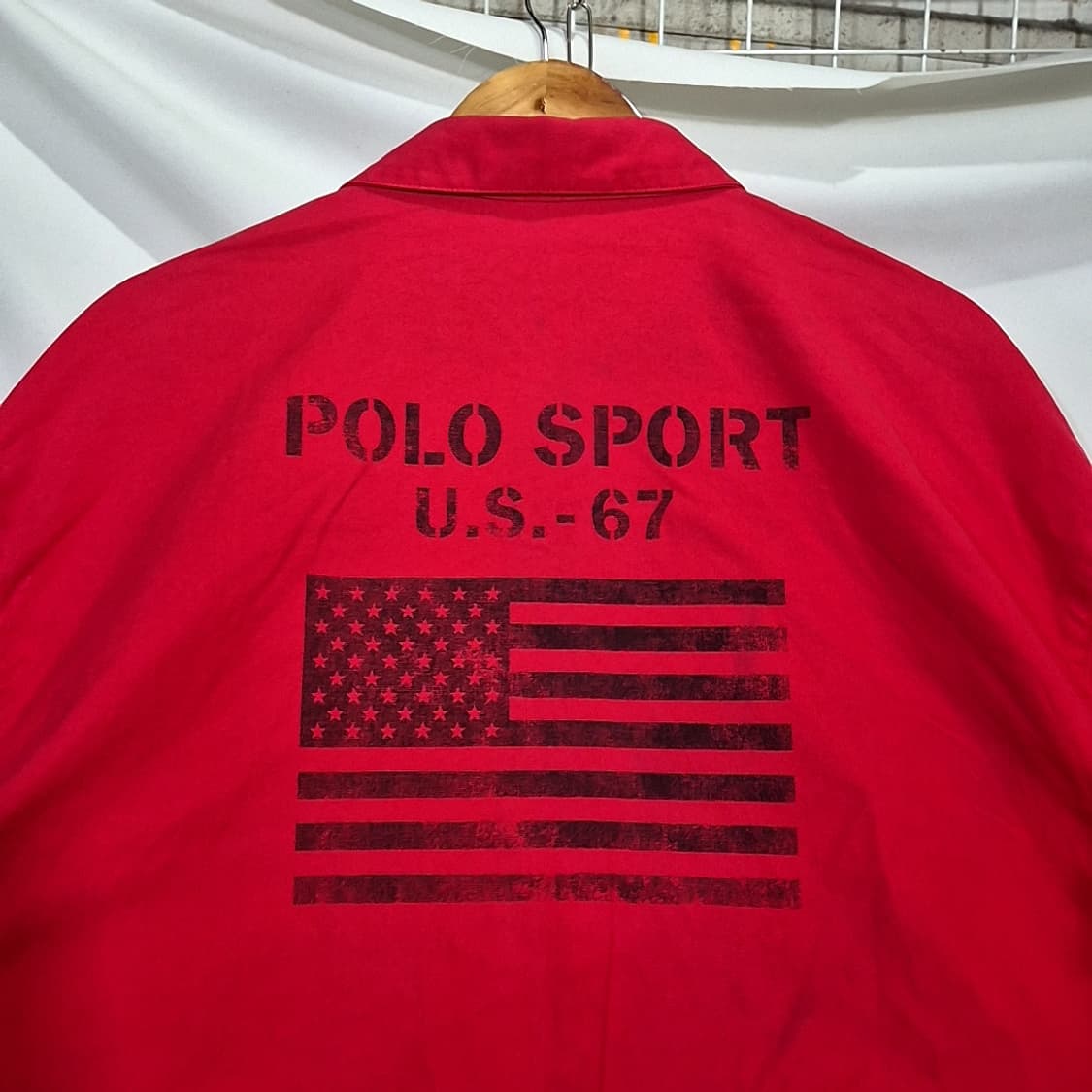 Polo Ralph Lauren 폴로 랄프로렌 성조기 백 로고 자켓 상품이미지3