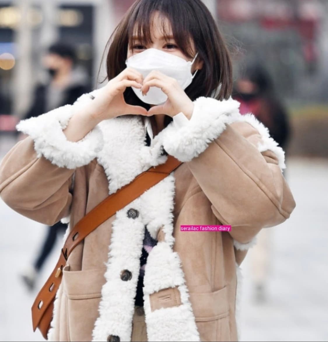 새상품/구할수없는/약40%저렴)리버시블하프무스탕-베이지/인스턴트펑크 상품이미지8