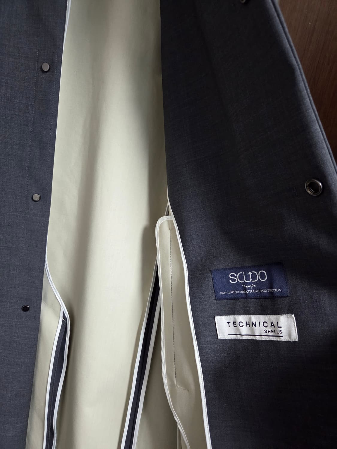 시스템옴므 그레이 싱글코트 100사이즈 상품이미지3