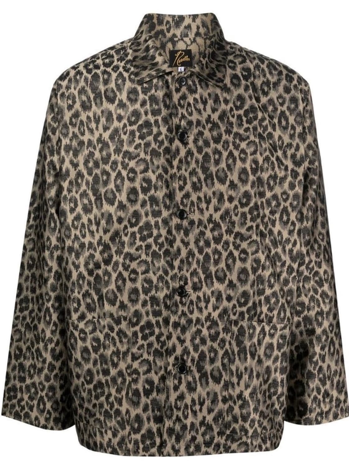니들스 needles 자카드 카바나 셔츠 레오파드 L 상품이미지1
