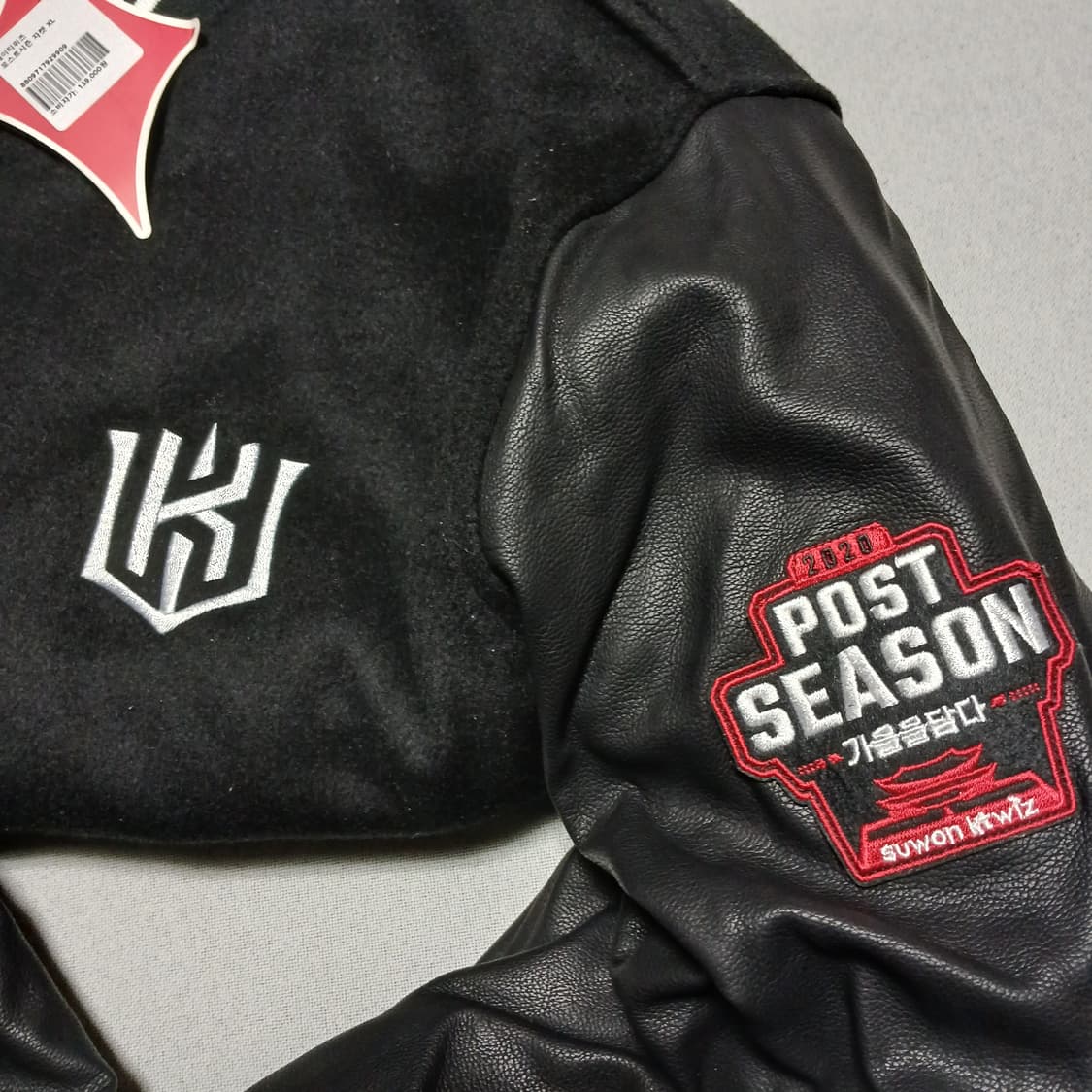 택붙은 미사용 2020 KT위즈 야구 점퍼 패딩 유니폼 바시티 겨울 상품이미지3