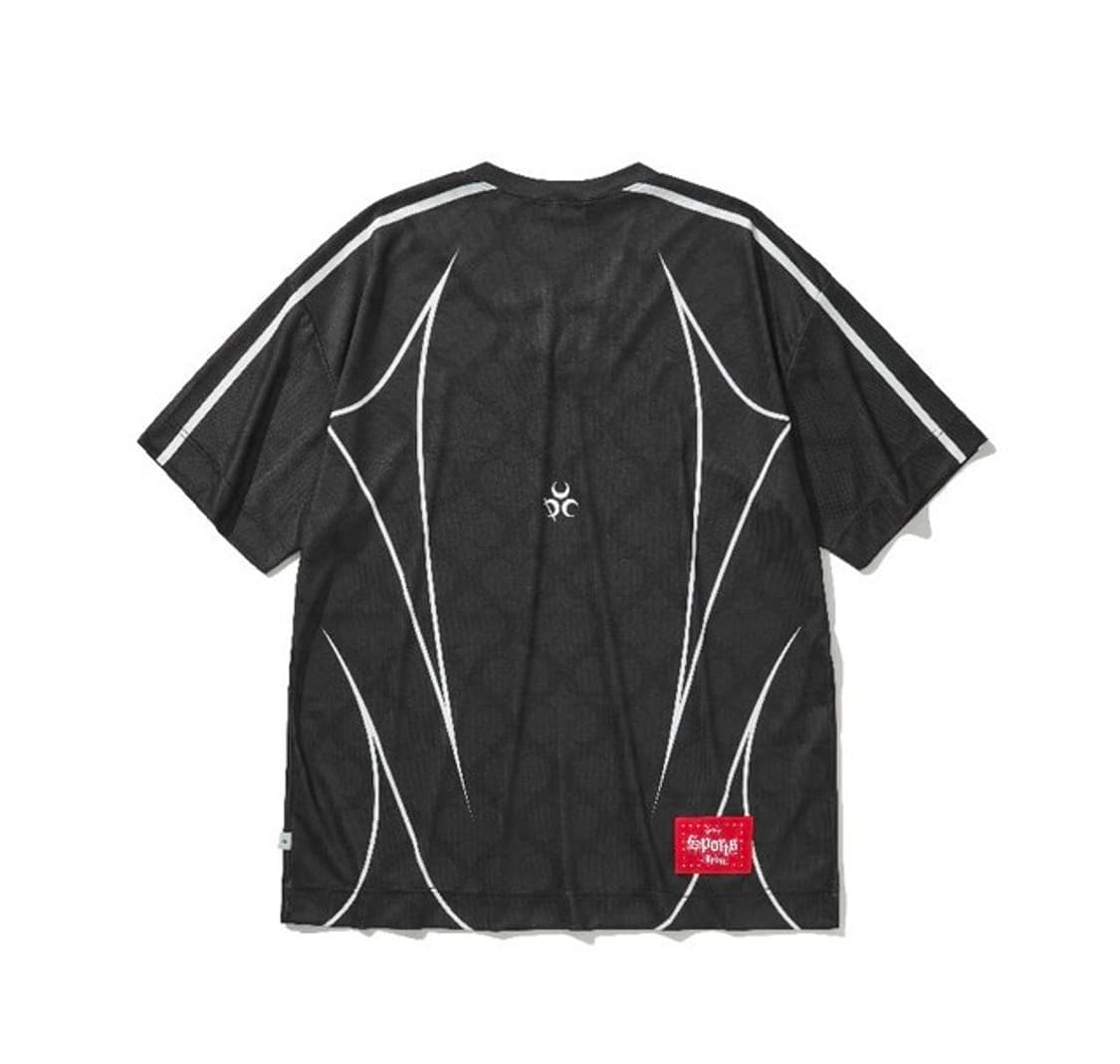 디오스피스 메쉬 풋볼 저지 블랙 반팔 티셔츠 2 상품이미지6