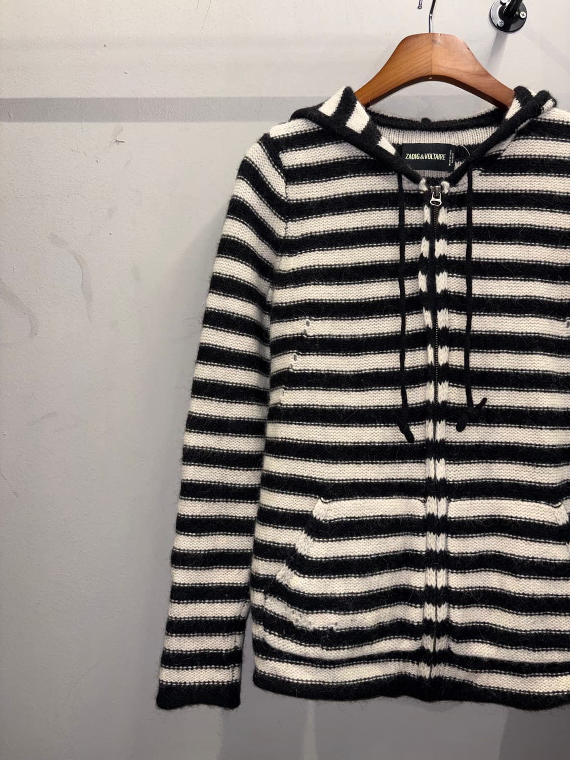 쟈딕앤볼테르 스컬 니트집업  상품이미지5