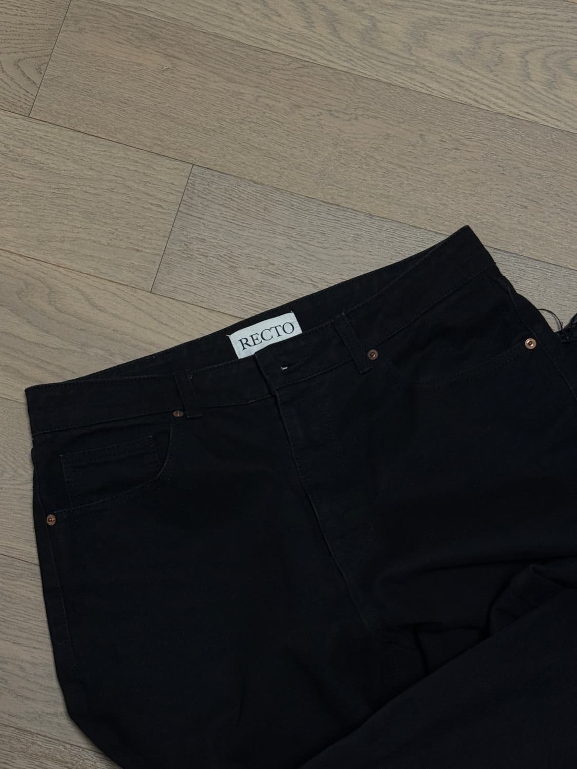 렉토 로우라이즈진 블랙 S 상품이미지1