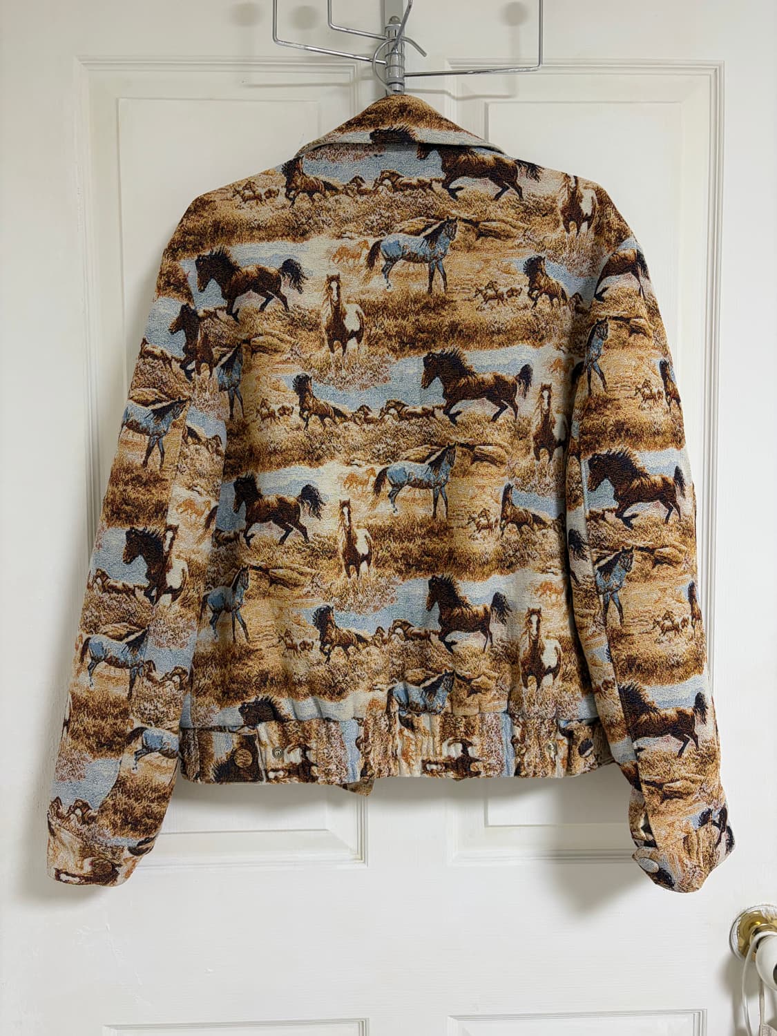 STU Western Horse Embroidery Jacquard Ja 상품이미지3