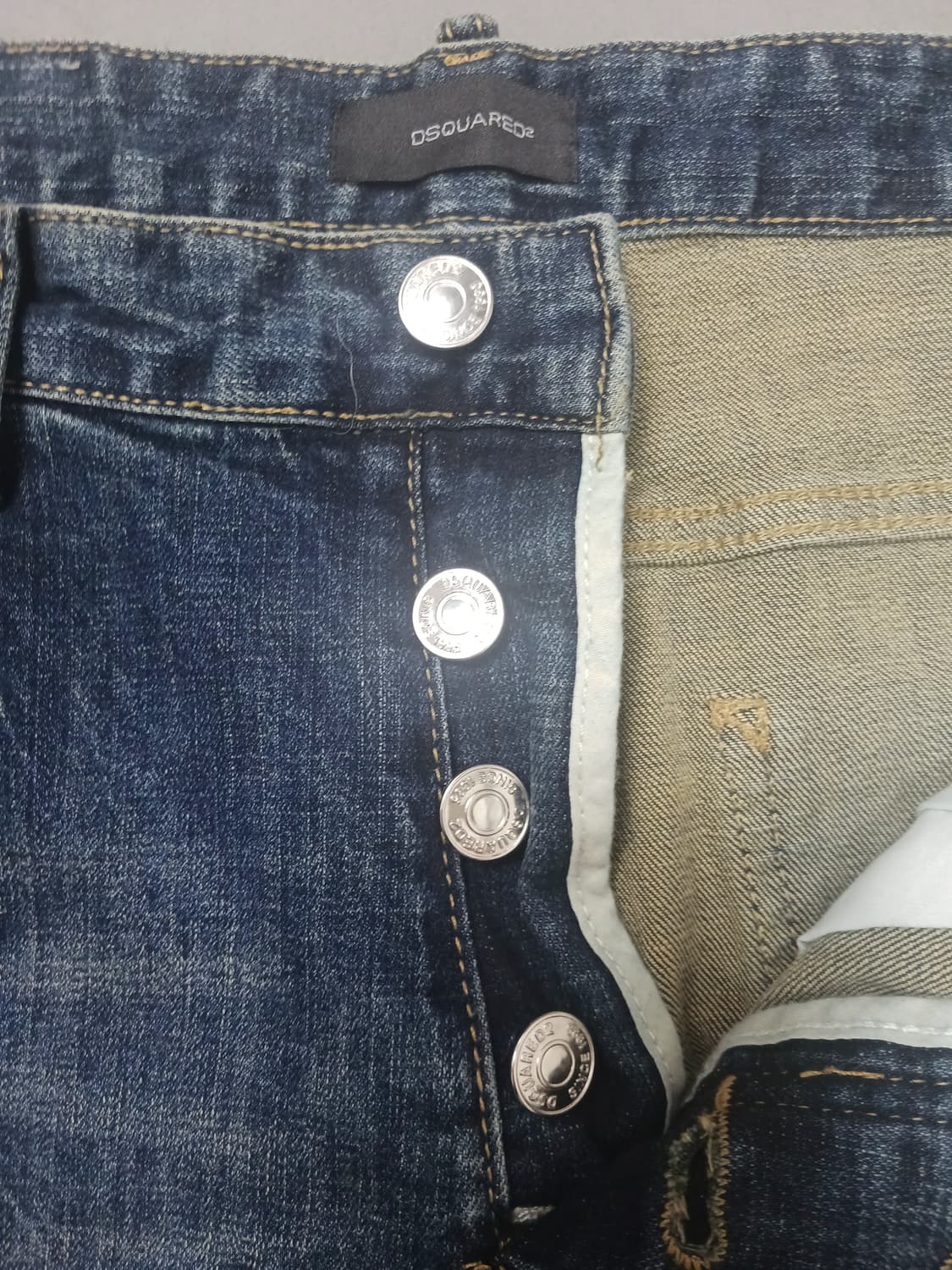 [34] 디스퀘어드2 스티치덧댐 타이디바이커진 청바지 상품이미지6