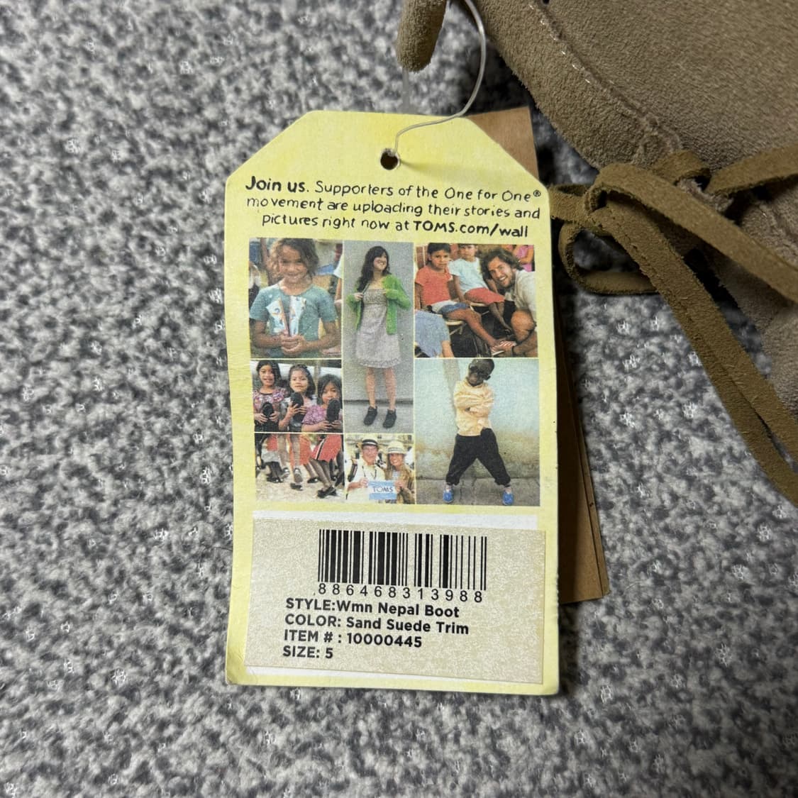 [택달린 새상품] TOMS 탐스 네팔 스웨이드 부츠 220 상품이미지8
