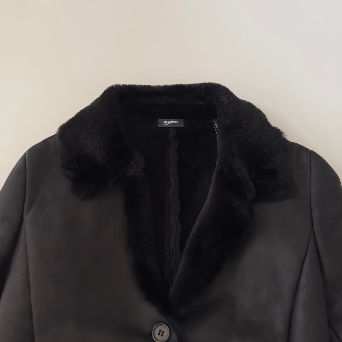 질샌더 jil sander navy 양가죽 모피 자켓 상품이미지3