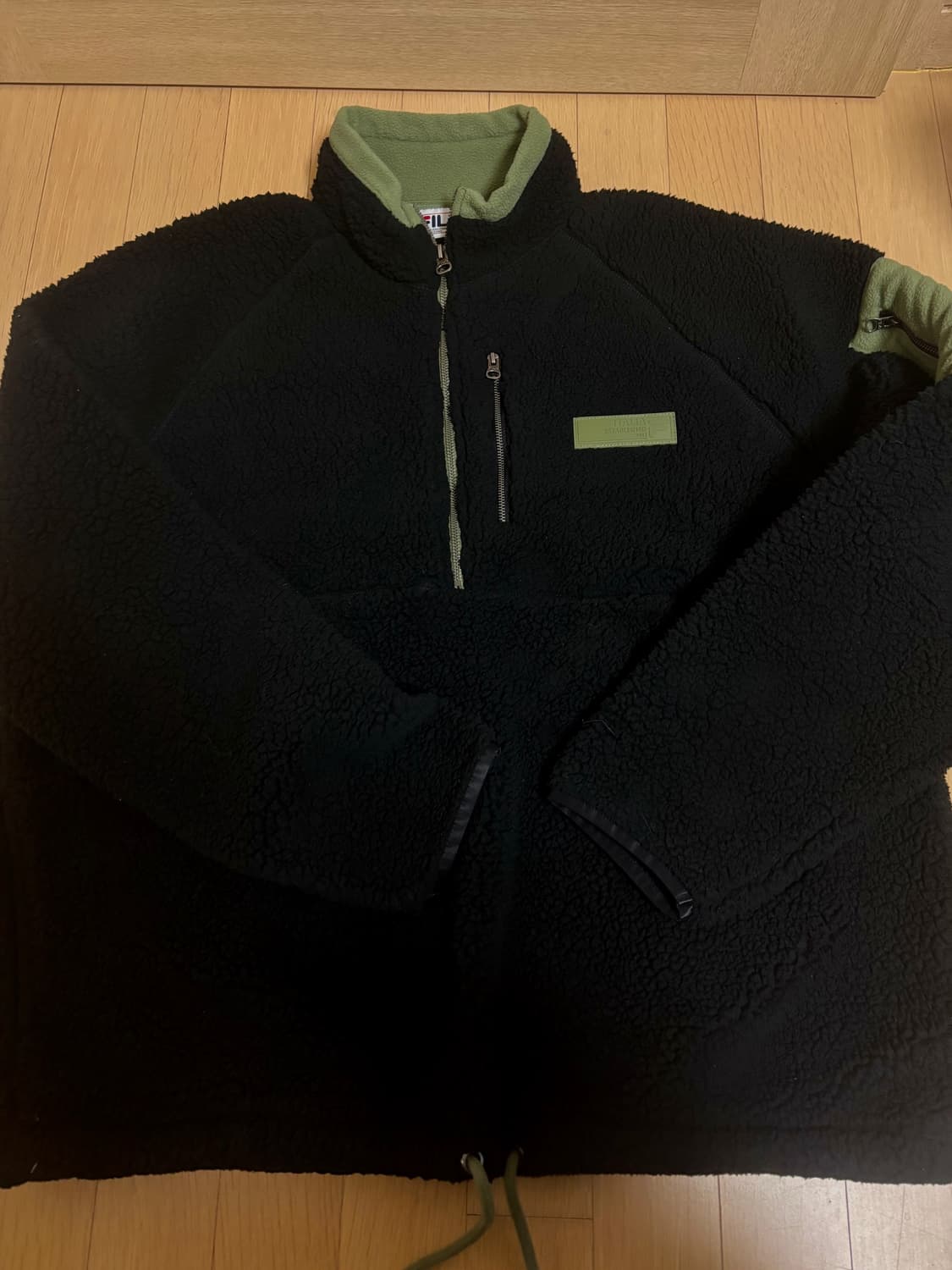 FILA 휠라 반집업 하프집업 후리스 뽀글이 L 상품이미지3