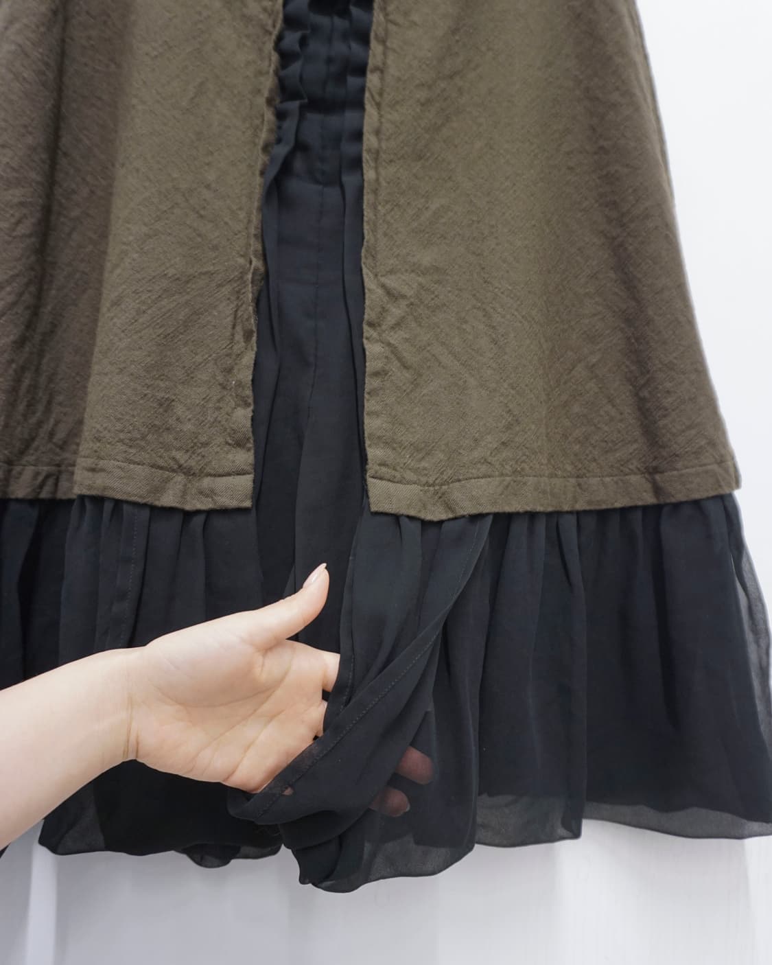 tricot COMME des GARÇONS ruffle skirt 상품이미지5