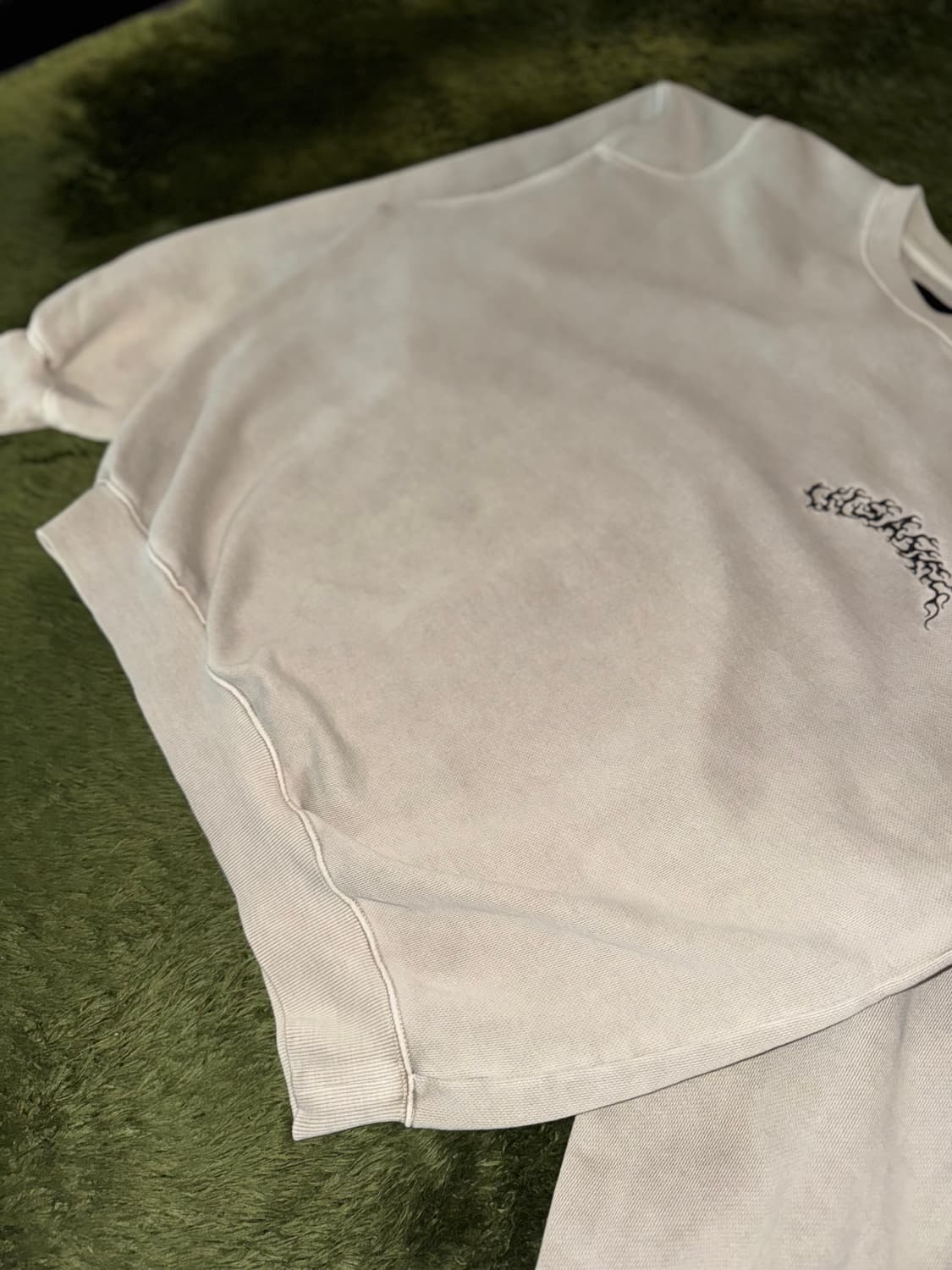 [2] 인세인 개러지 엠브로이더리 릴렉스 핏 워시드 스웻셔츠 상품이미지5