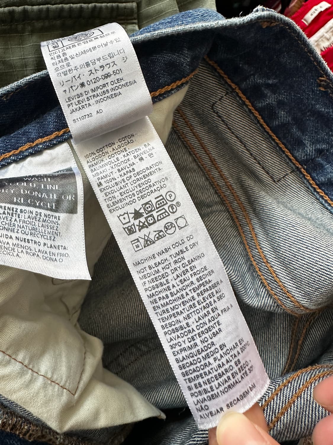 Levi’s Premium 501 ’90s Selvedge Denim 상품이미지7