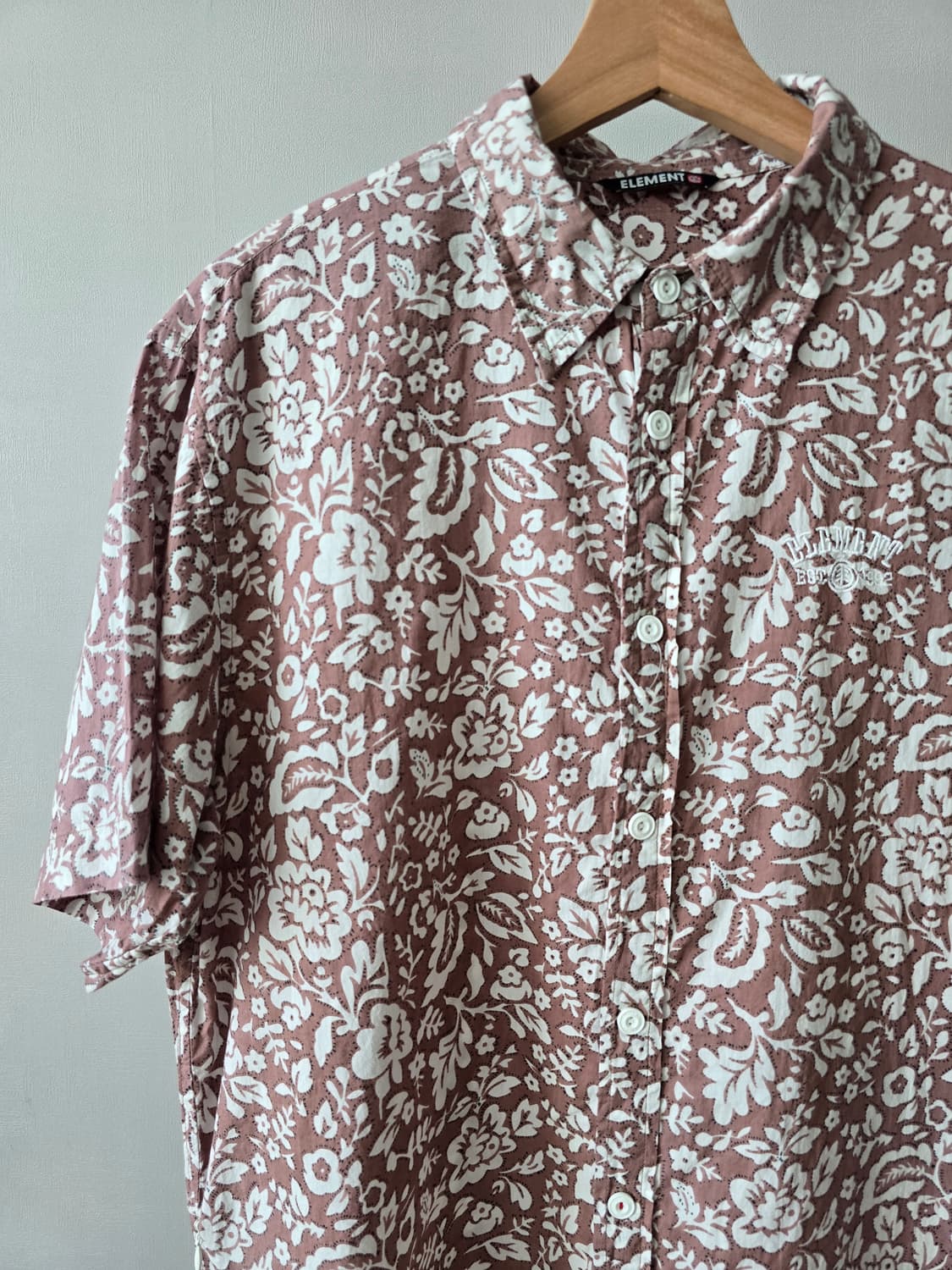 ELEMENT 플로럴 하와이안 셔츠 L 상품이미지2
