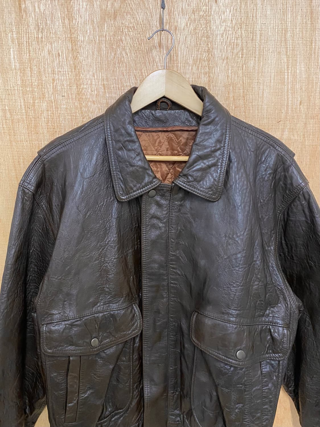 VTG G-1 leather flight jacket 플라이트 레더 자켓 상품이미지5