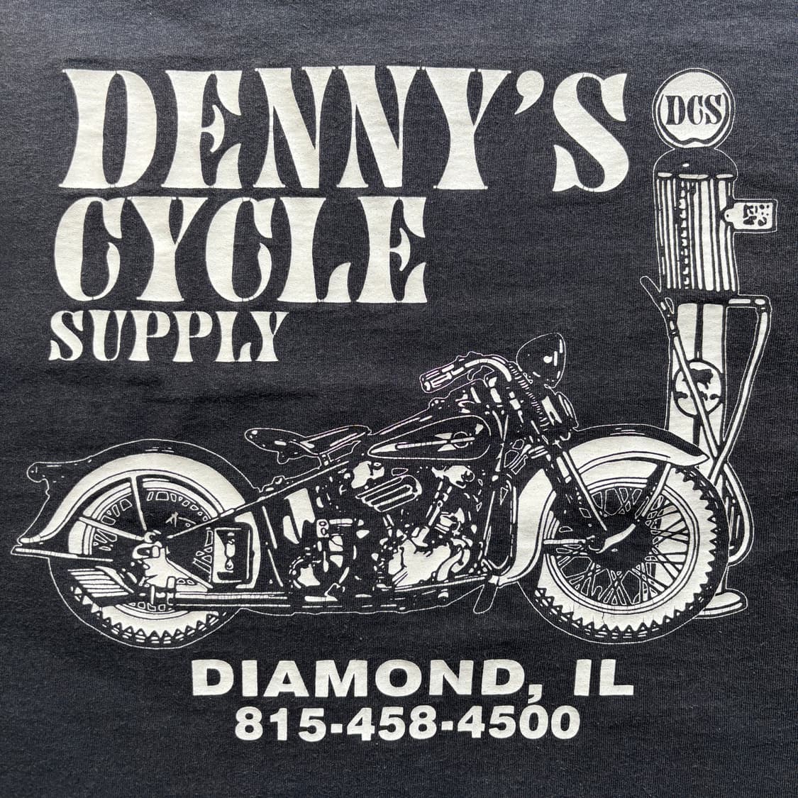 빈티지 블루 플레임 롱슬리브 티셔츠 상품이미지4