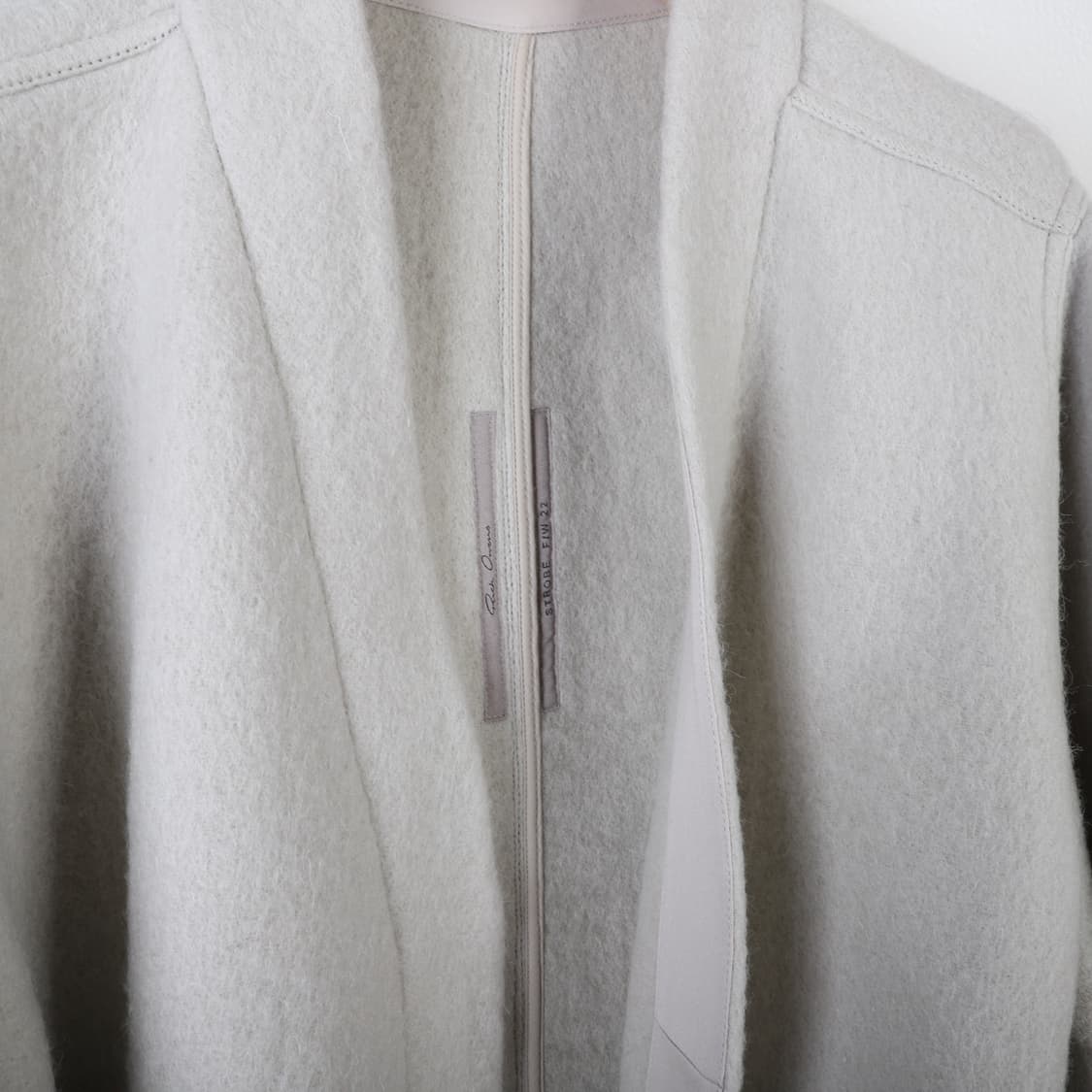 46 / Rick Owens 릭오웬스 울 알파카 로브 코트 상품이미지8