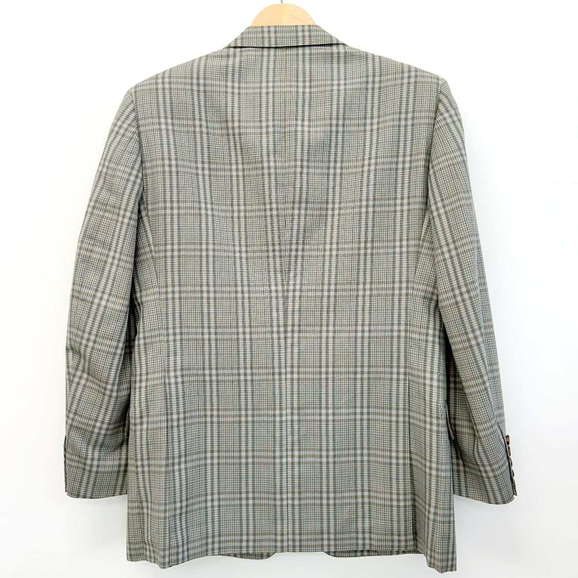 버버리 울 실크 체크 블레이저 블레이져 자켓 남성 상품이미지5