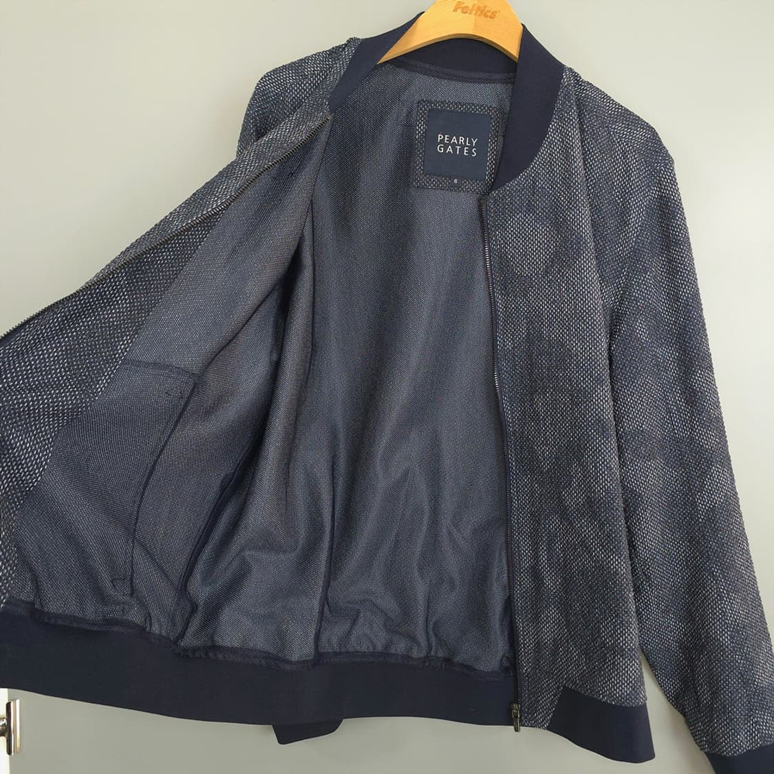 파리게이츠 남성 골프 자카드 집업 자켓 105 상품이미지7