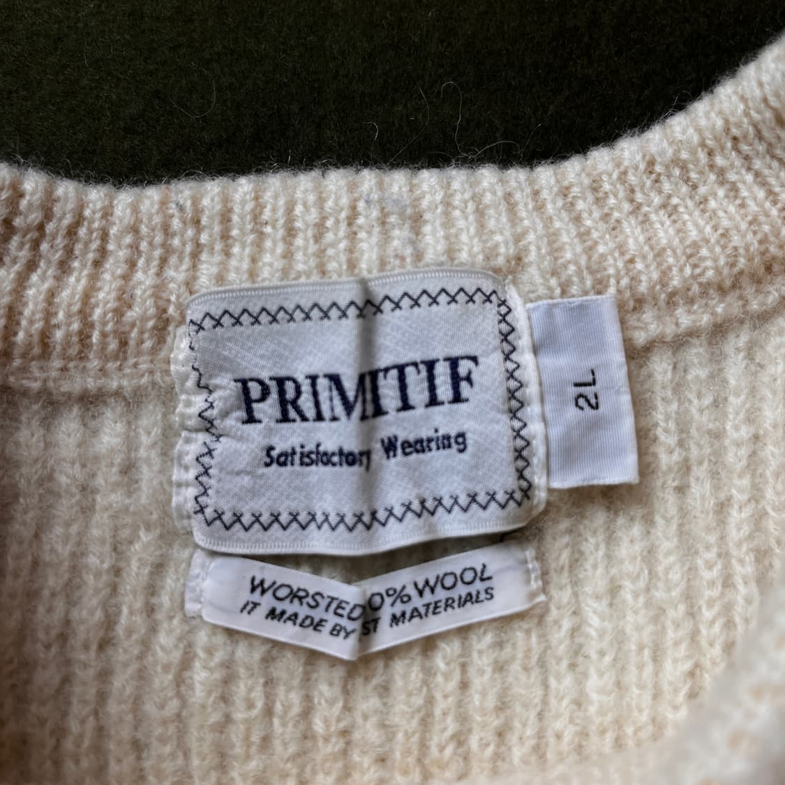 PRIMITIF 울100 빈티지 니트 (실측확인) 상품이미지2