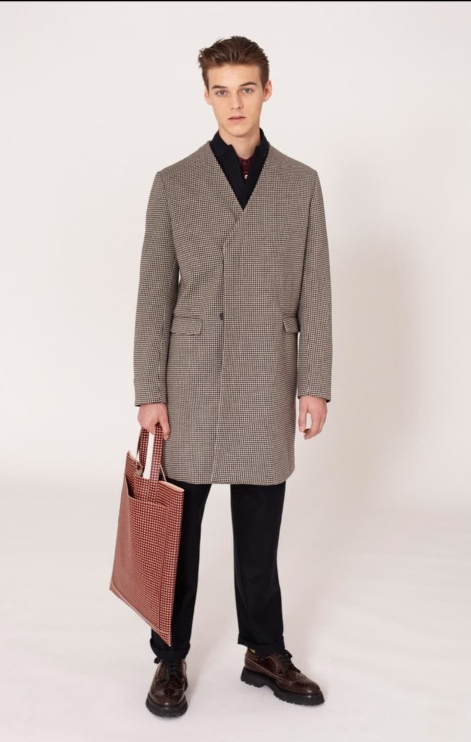 마르니 하운드투스 컬렉션 논카라 코트 상품이미지1