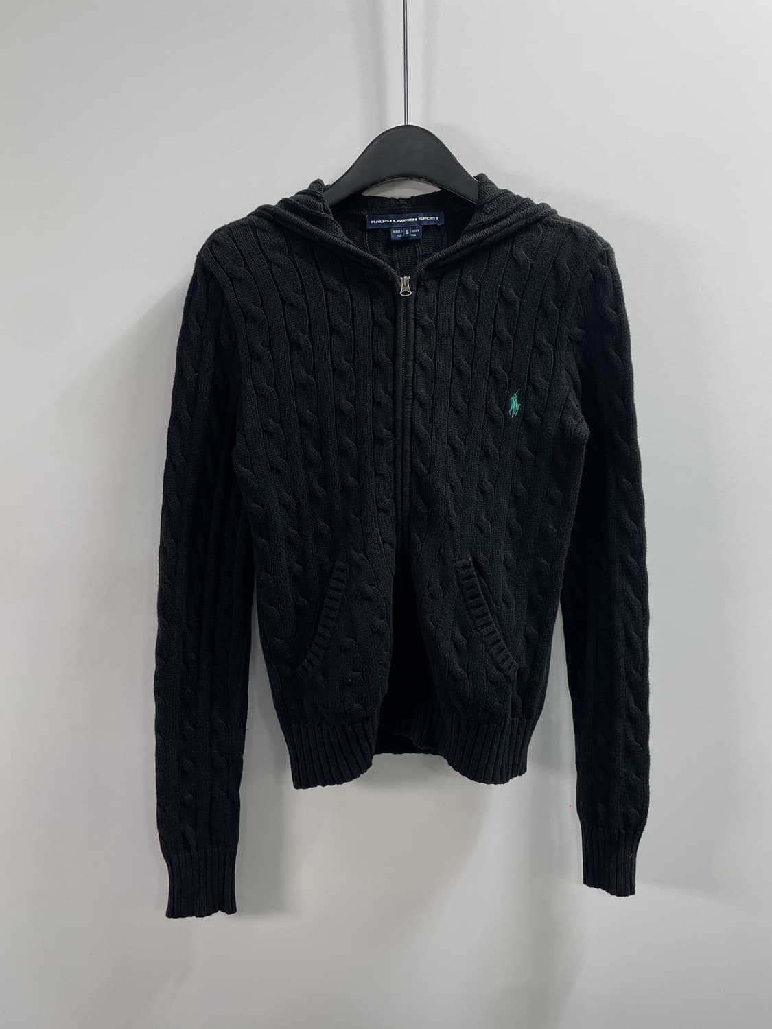 폴로 우먼스 민트포니 니트 후드집업 (on.678) 상품이미지1