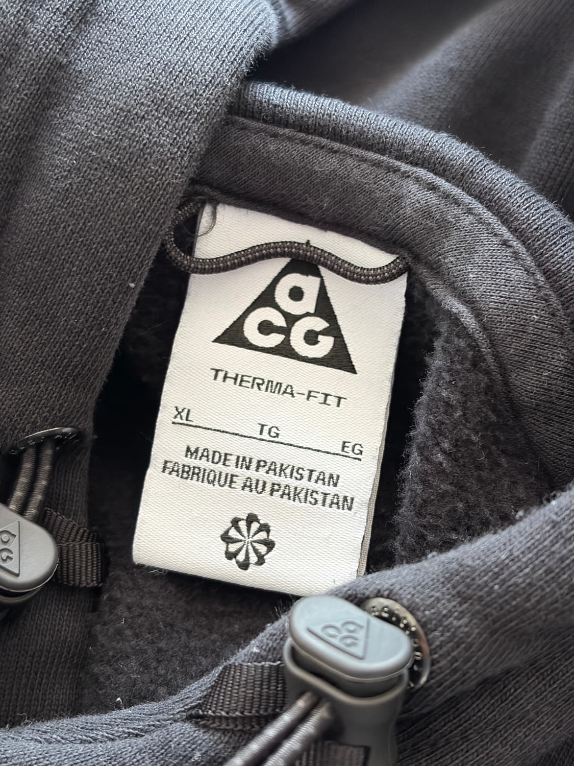 나이키 ACG 써마핏 기본 로고 후드 XL (국내정품) 상품이미지5