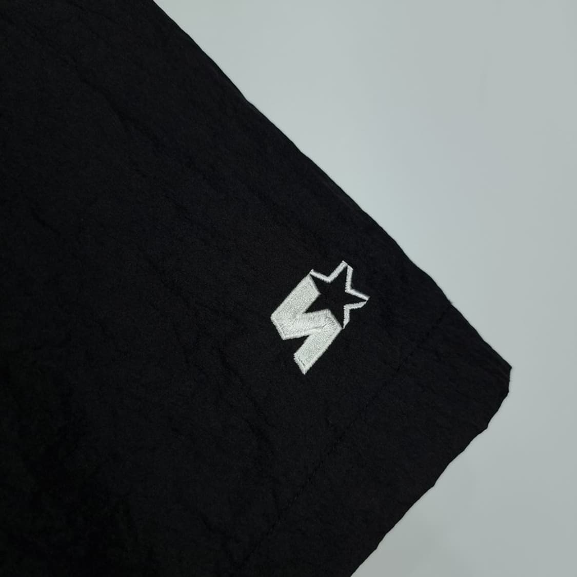 [스타터] 오버핏 반팔 바람막이 자켓 블랙 M20306 상품이미지6