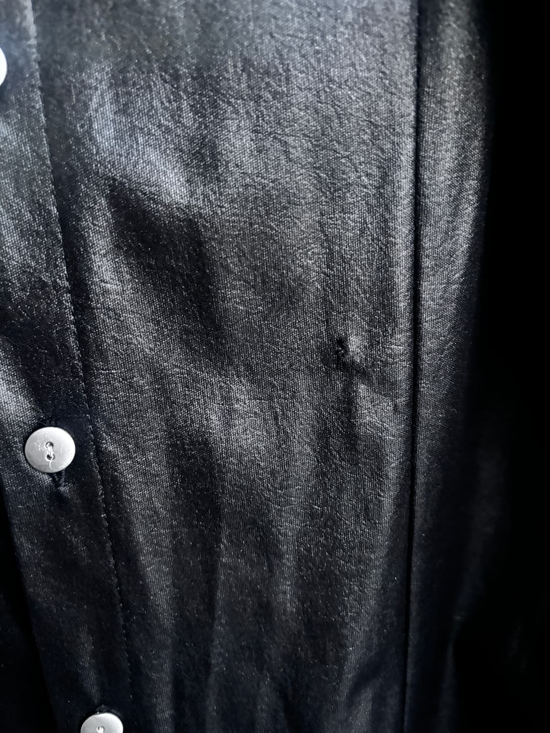 Growth 블랙 글로시 셔츠 상품이미지4