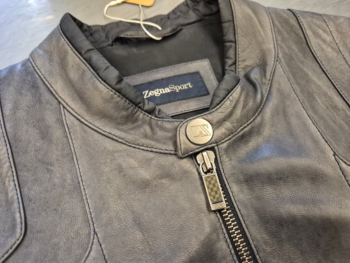 제냐스포츠 양가죽 라이더 자켓 상품이미지7