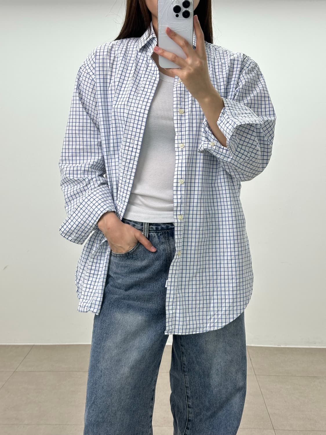 폴로랄프로렌 체크 셔츠 상품이미지1