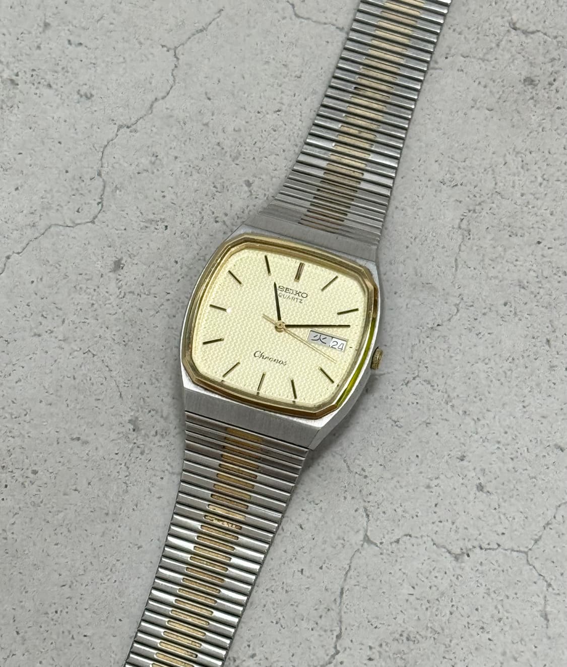 80s 빈티지 세이코 크로노스 쿼츠 상품이미지1