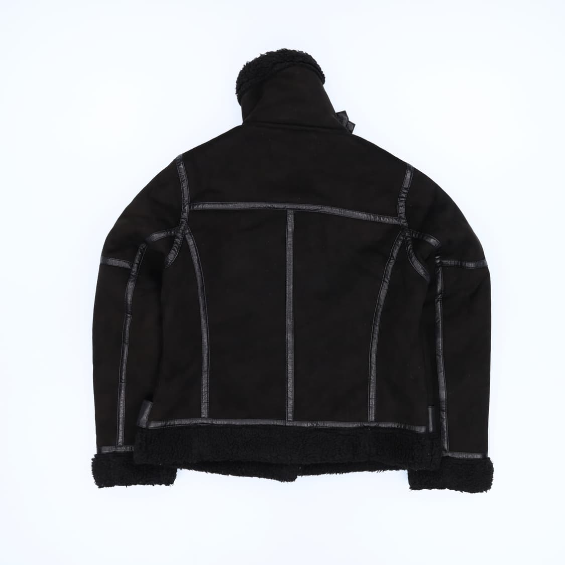 [US S] 자라 여성 블랙라벨 스웨이드 무스탕 자켓 3841 상품이미지2